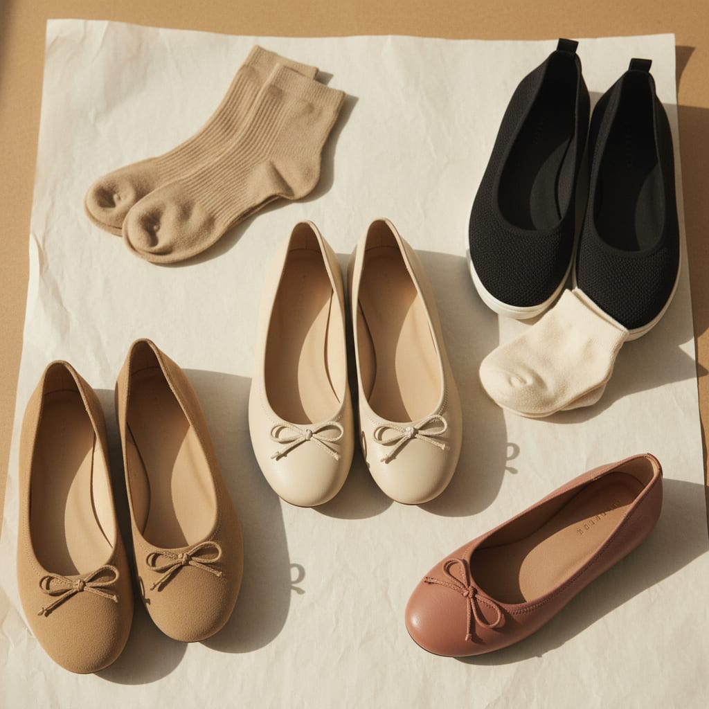 The Most Comfortable Ballet Flats You Can Actually Walk In