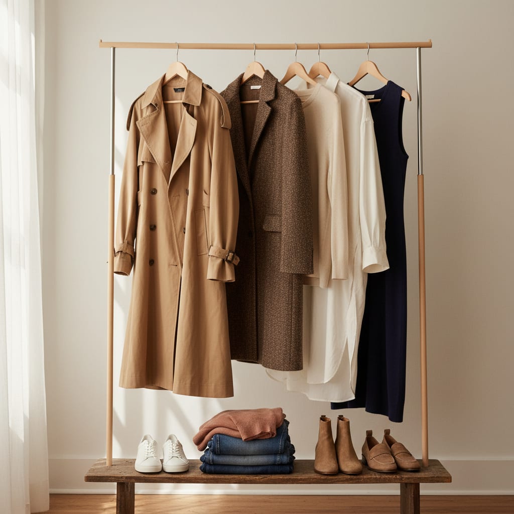 Fall Capsule Wardrobe for Moms: 24 Pieces, 60 Outfits