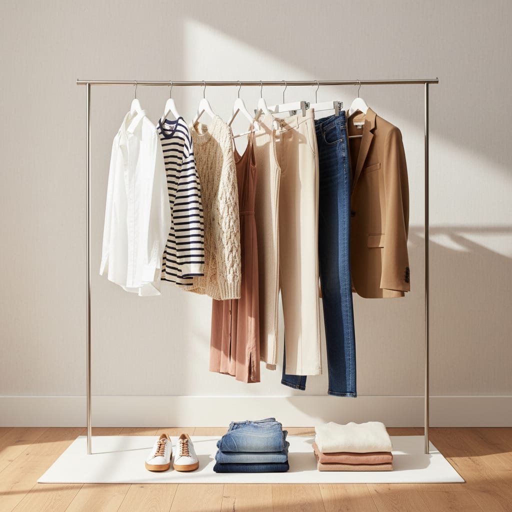 How to Build a Mom Capsule Wardrobe: 20 Pieces, Zero Panic
