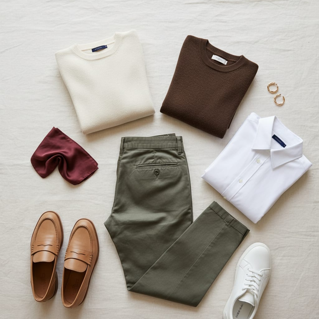 What to Wear With Olive Green Pants: 9 Easy Combos