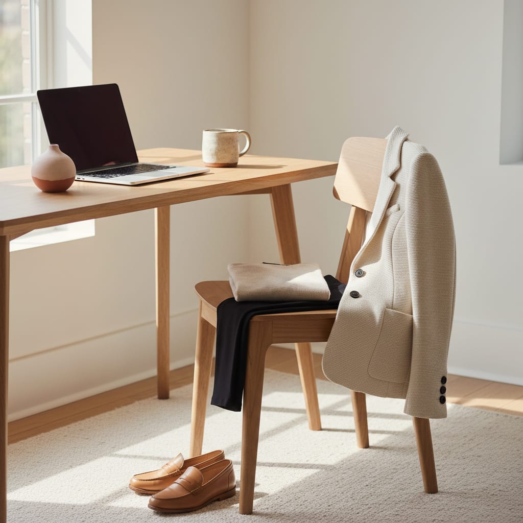 Work-From-Home Capsule Wardrobe: Zoom-Up, Comfy-Down